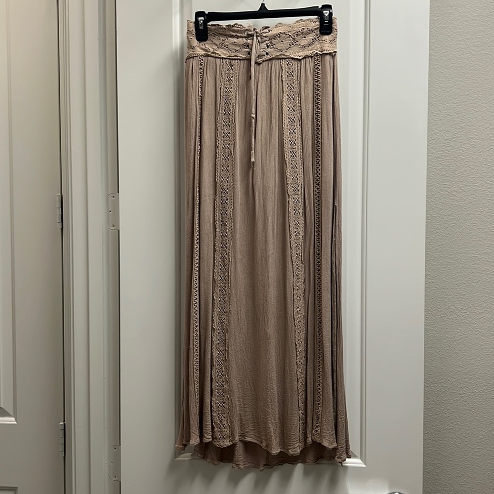 Altar’d State - Tan Maxi Skirt